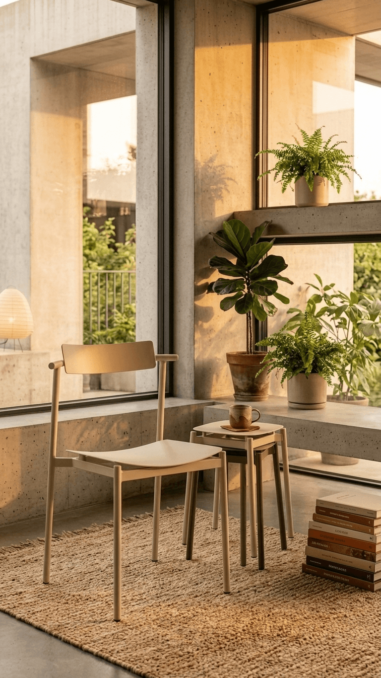 Silla López de diseño para comedor minimalista.