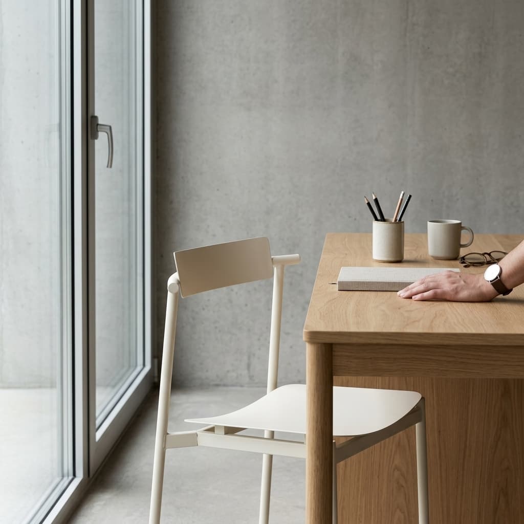 Silla López de diseño para comedor minimalista.