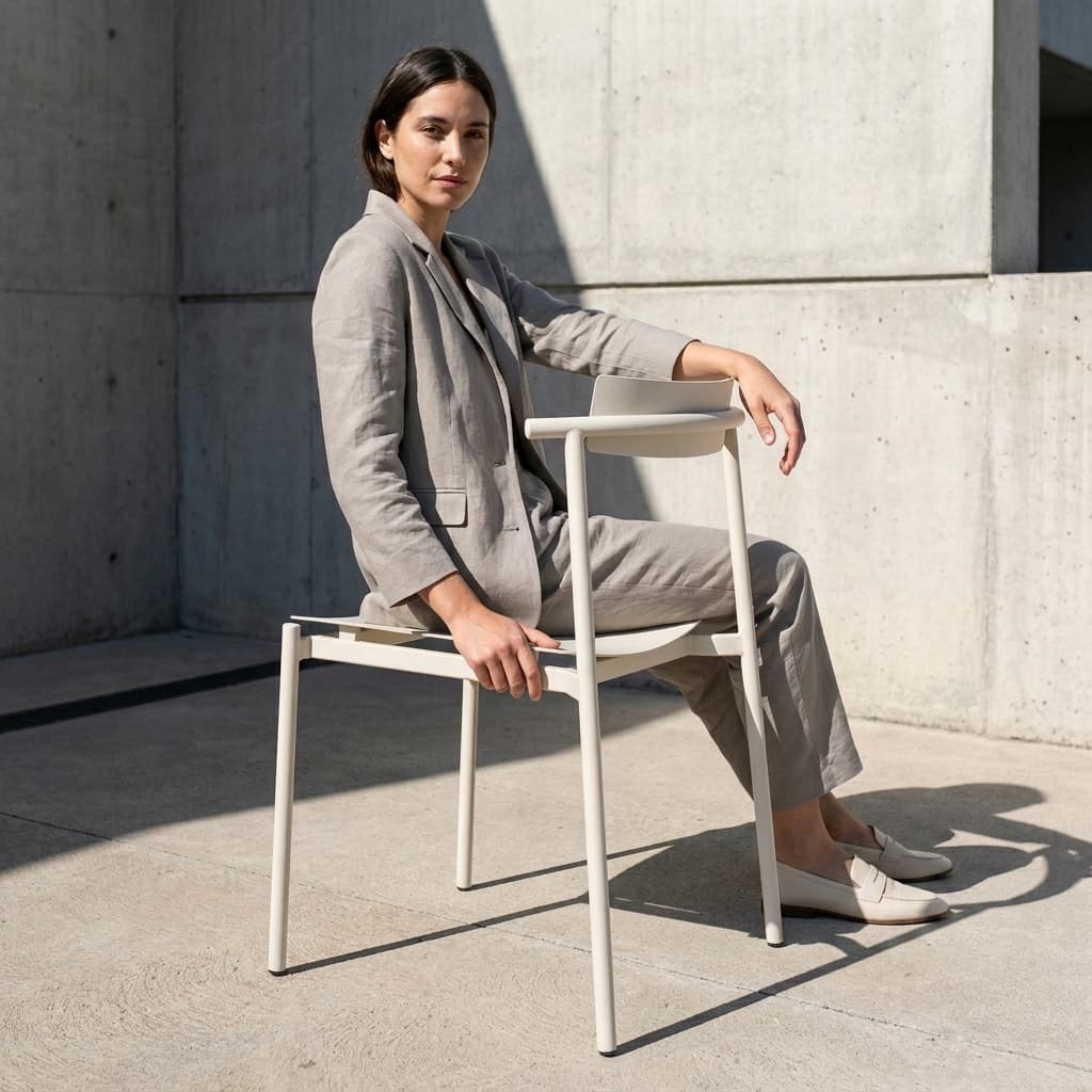 Silla López de diseño para comedor minimalista.