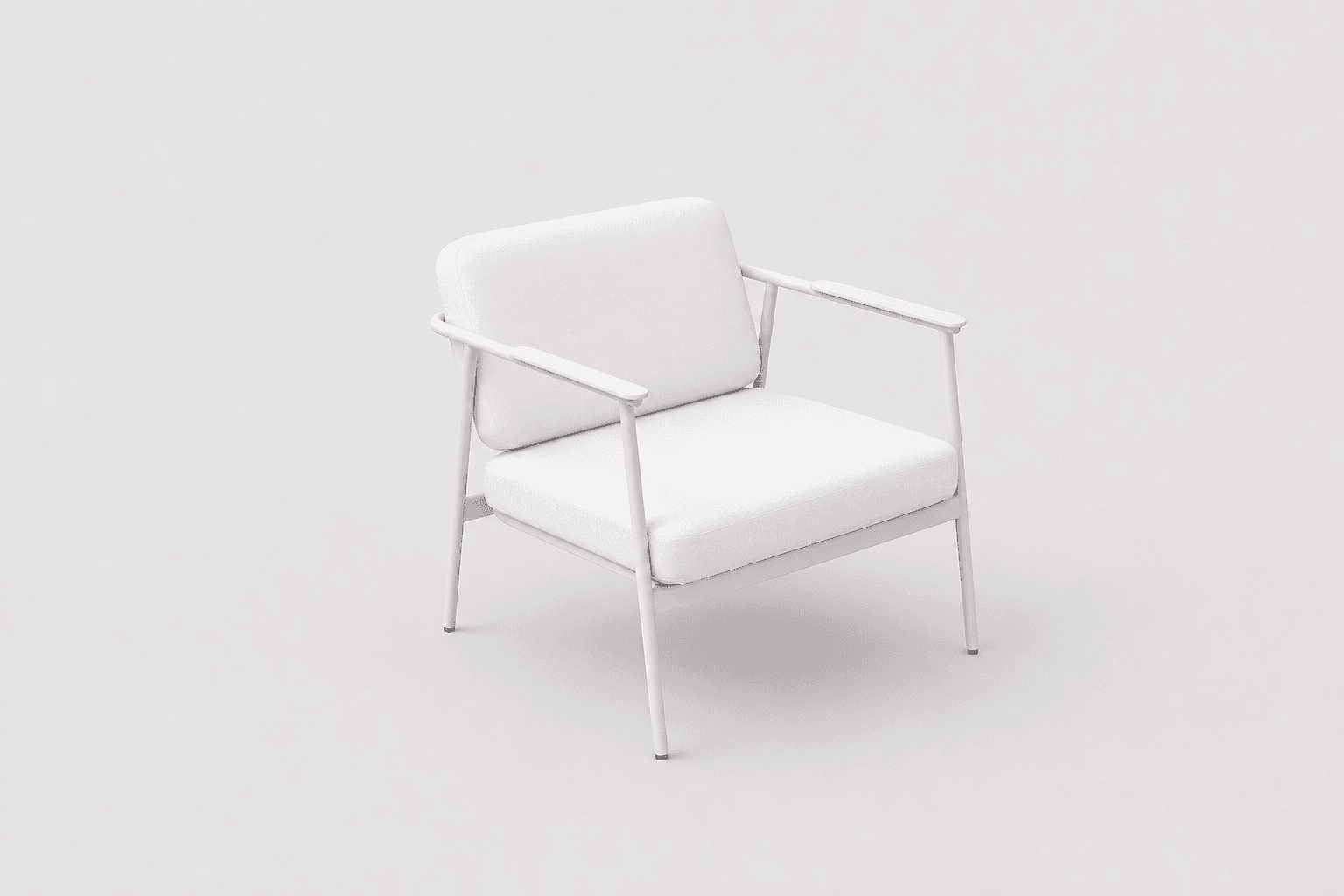 Poltrona de diseño para living exteriores e interiores contemporáneos.